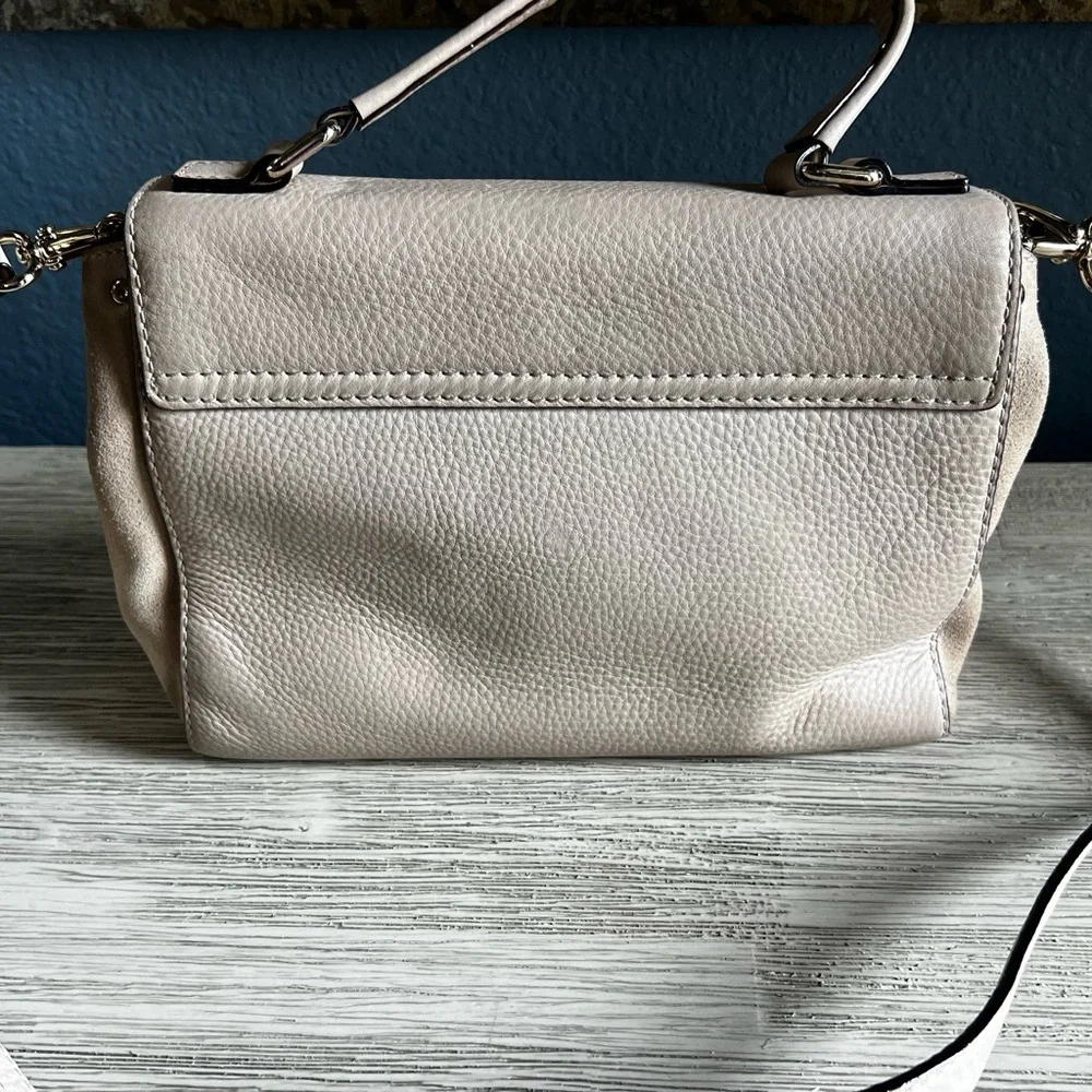 ♠️Kate Spade♠️ Light Beige Leather Crossbody Bag
